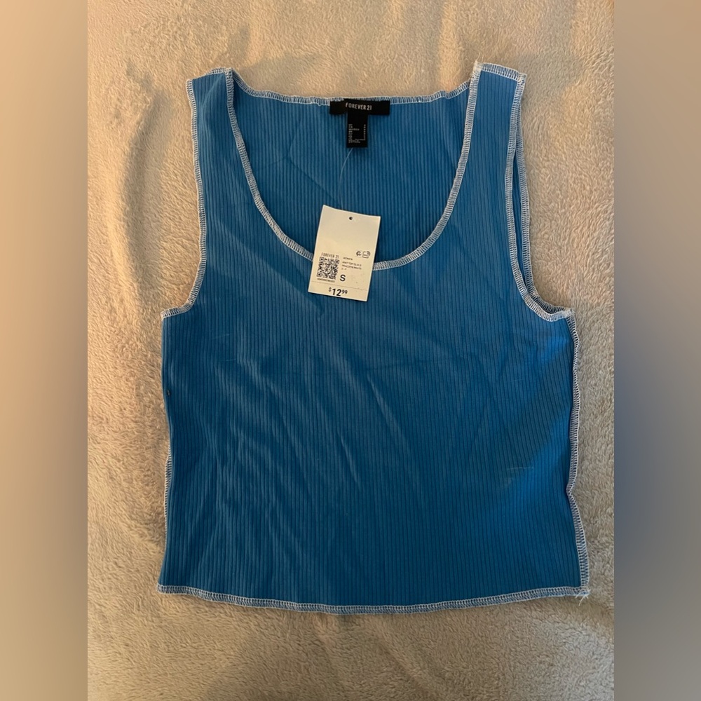 Blue tank